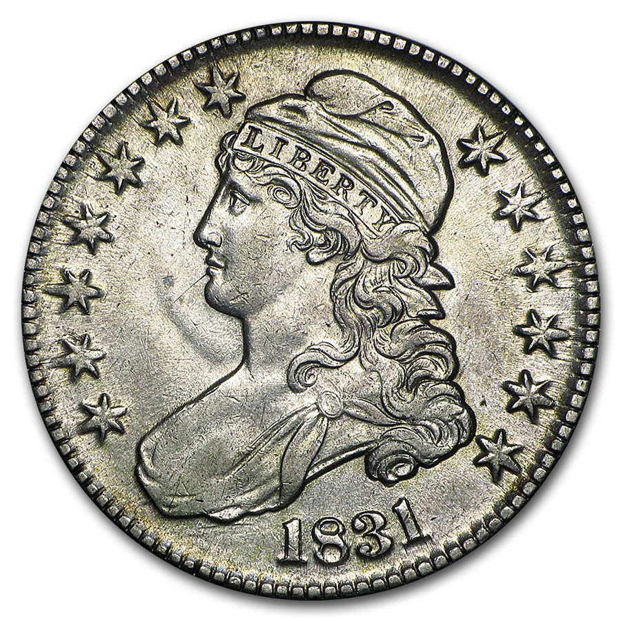 1831 Capped Bust Half Dollar AU55 Early Half Dollars (1794 1836